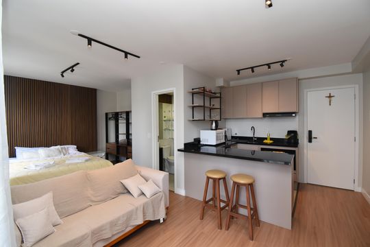 Studio de kitnet/studio à venda com 1 quarto, 38m² em Centro, Curitiba