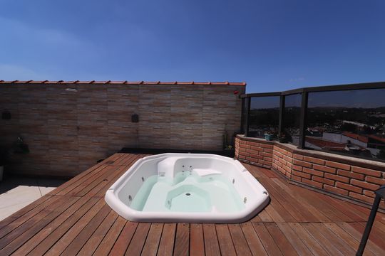Cobertura - Jacuzzi de apartamento à venda com 3 quartos, 140m² em Vila Helena, Santo André