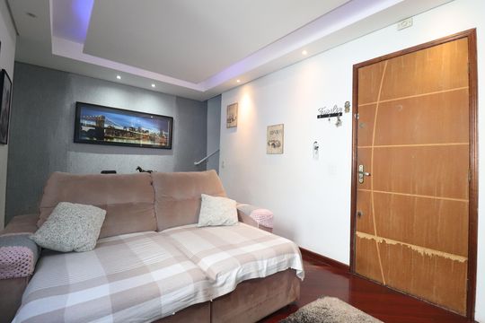 Sala de apartamento à venda com 3 quartos, 140m² em Vila Helena, Santo André