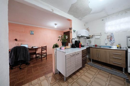 Sala/Cozinha de apartamento à venda com 2 quartos, 57m² em Conjunto Habitacional Padre Manoel de Paiva, São Paulo