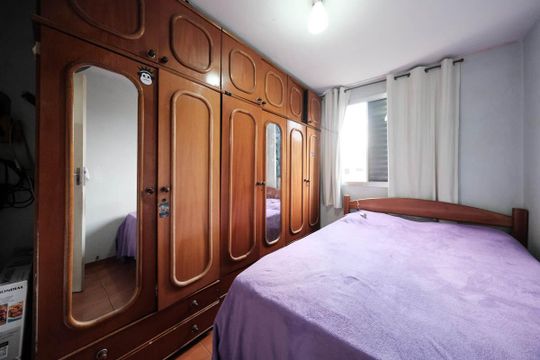 Quarto 2 de apartamento à venda com 2 quartos, 57m² em Conjunto Habitacional Padre Manoel de Paiva, São Paulo
