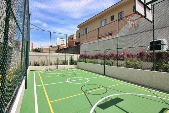 Área comum - Quadra de apartamento à venda com 2 quartos, 55m² em Baeta Neves, São Bernardo do Campo
