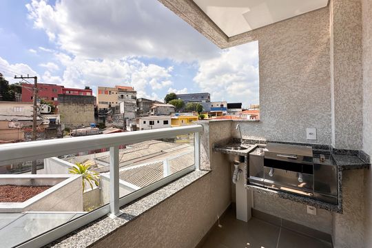 Sacada de apartamento à venda com 2 quartos, 55m² em Baeta Neves, São Bernardo do Campo