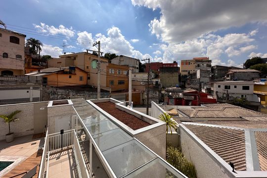 Vista da Sacada de apartamento à venda com 2 quartos, 55m² em Baeta Neves, São Bernardo do Campo