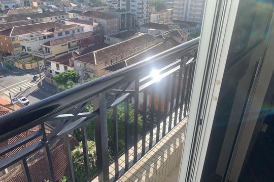Vista da Suite 1 de apartamento para alugar com 3 quartos, 204m² em Boqueirão, Santos