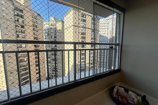 Varanda da Sala de apartamento para alugar com 3 quartos, 89m² em Alphaville, Barueri