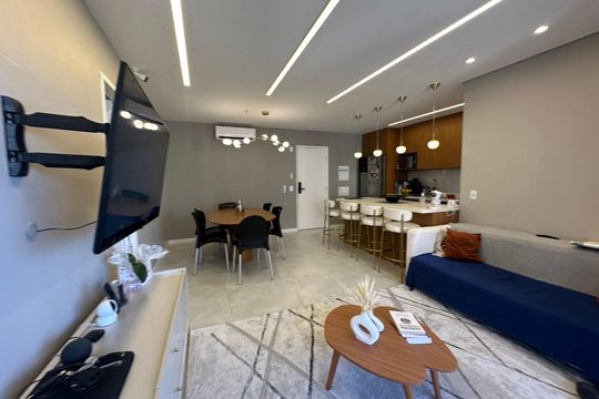 Sala de apartamento para alugar com 3 quartos, 89m² em Alphaville, Barueri