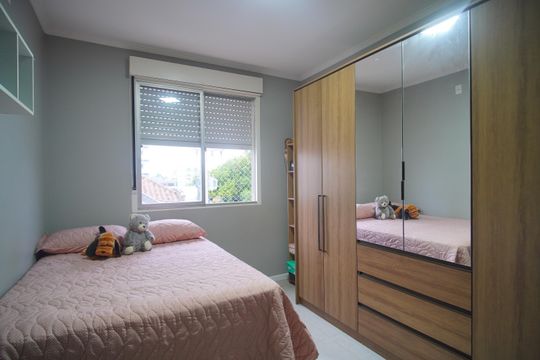 Quarto de apartamento à venda com 1 quarto, 51m² em Centro, São Leopoldo