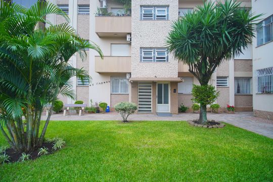 Área externa de apartamento à venda com 1 quarto, 51m² em Centro, São Leopoldo