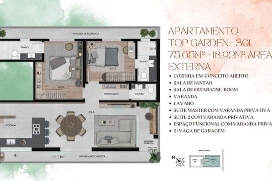 Apartamento à venda com 2 quartos, 94m² em Sion, Belo Horizonte