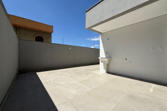 Área externa de apartamento à venda com 2 quartos, 97m² em Padre Eustáquio, Belo Horizonte