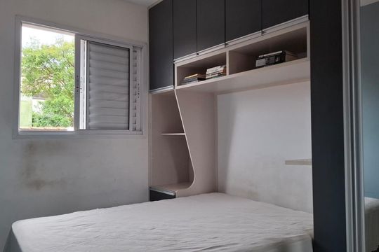 Quarto de casa de condomínio à venda com 3 quartos, 80m² em Vila Guilhermina, São Paulo