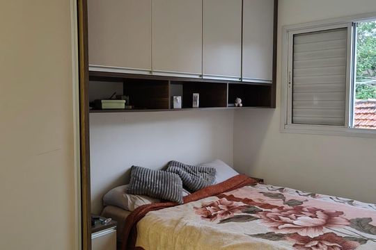 Quarto de casa de condomínio à venda com 3 quartos, 80m² em Vila Guilhermina, São Paulo