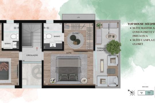 Apartamento à venda com 2 quartos, 131m² em Sion, Belo Horizonte