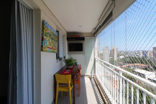 Varanda de apartamento à venda com 3 quartos, 92m² em Centro, Diadema
