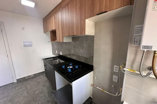 Cozinha de apartamento para alugar com 2 quartos, 42m² em Residencial Parque da Fazenda, Campinas