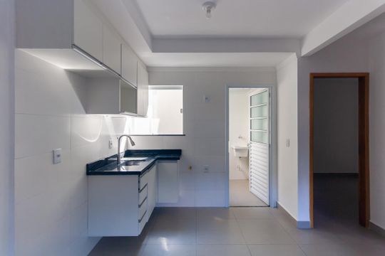 Cozinha de apartamento para alugar com 2 quartos, 37m² em Vila Ivone, São Paulo