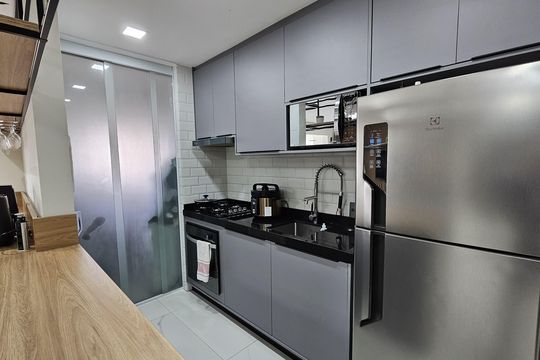 Cozinha de apartamento à venda com 2 quartos, 84m² em Cerâmica, São Caetano do Sul