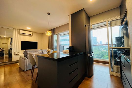 Foto 02 de apartamento para alugar com 1 quarto, 60m² em Pinheiros, São Paulo