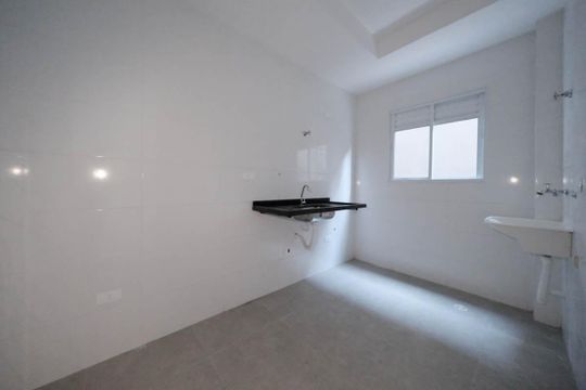 Cozinha de apartamento à venda com 2 quartos, 38m² em Vila Costa Melo, São Paulo