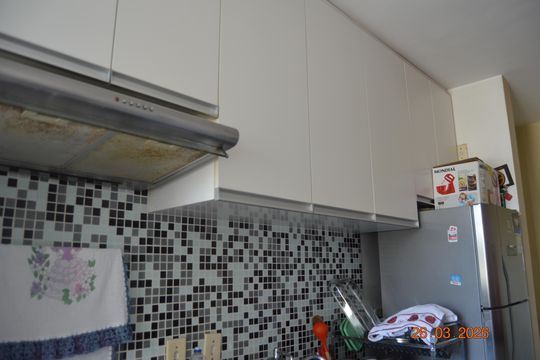 Cozinha de apartamento à venda com 2 quartos, 48m² em Santa Maria, Osasco