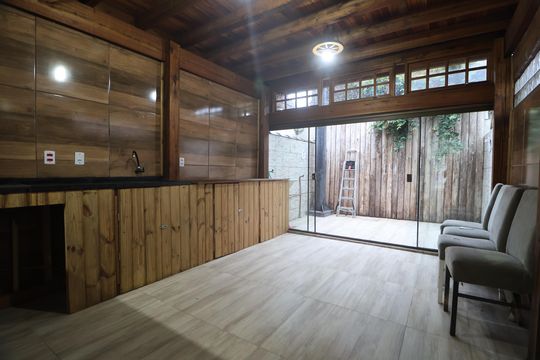 Espaço Gourmet de casa à venda com 2 quartos, 105m² em Mato Grande, Canoas