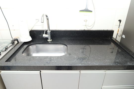 Cozinha de apartamento à venda com 2 quartos, 47m² em Colônia (zona Leste), São Paulo