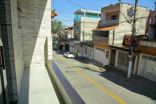 Varanda da Suíte  de apartamento para alugar com 2 quartos, 60m² em Cooperativa, São Bernardo do Campo