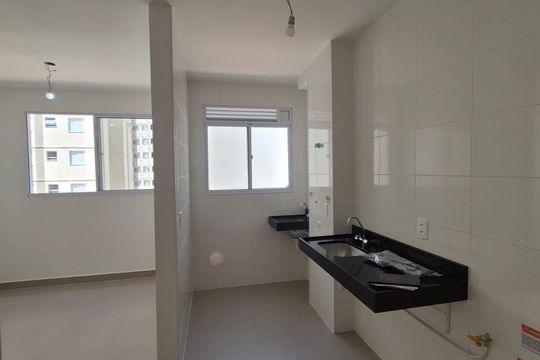 Cozinha de apartamento à venda com 2 quartos, 48m² em Engordadouro, Jundiaí