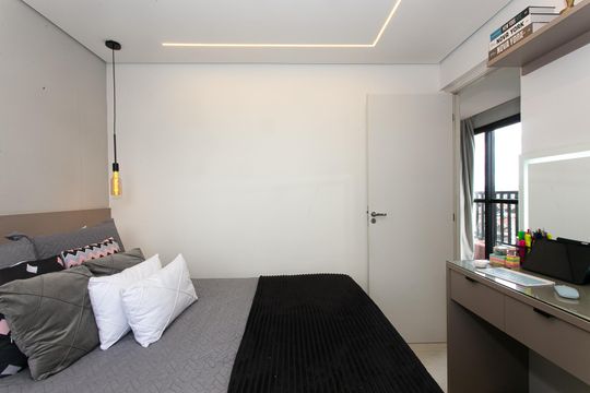 Quarto 1 de apartamento para alugar com 2 quartos, 41m² em Tatuapé, São Paulo
