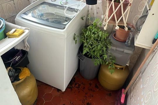 Área de serviço de apartamento à venda com 2 quartos, 55m² em Santo Antônio, Porto Alegre
