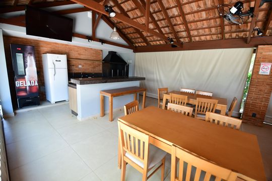 Área comum - Churrasqueira de apartamento à venda com 3 quartos, 137m² em Vila Bela Dom Pedro, Campinas