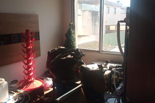 Cozinha de apartamento à venda com 3 quartos, 180m² em Alto Caiçaras, Belo Horizonte