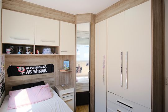 Quarto 2 de apartamento à venda com 2 quartos, 44m² em Guaiauna, São Paulo
