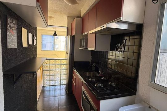 Cozinha  de apartamento para alugar com 2 quartos, 39m² em Sarandi, Porto Alegre