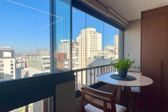 Vista do Studio  de apartamento à venda com 1 quarto, 20m² em Jardim Paulista, São Paulo