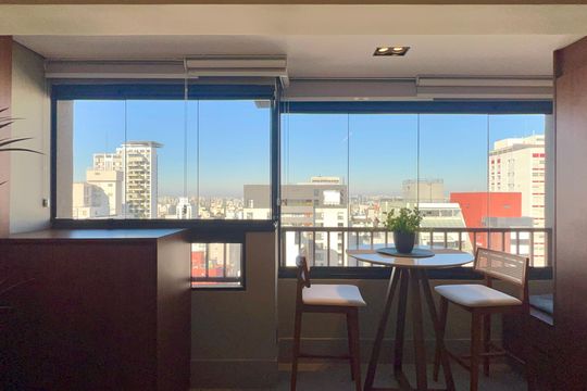 Vista do Studio  de apartamento à venda com 1 quarto, 20m² em Jardim Paulista, São Paulo