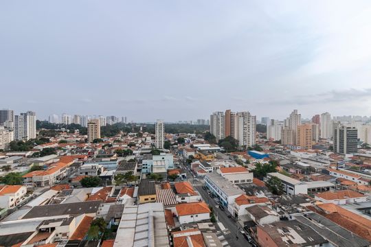 Vista da Varanda de kitnet/studio para alugar com 1 quarto, 33m² em Chácara Santo Antônio (zona Sul), São Paulo