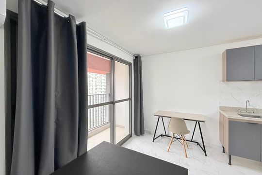 Studio de kitnet/studio para alugar com 1 quarto, 25m² em Santo Amaro, São Paulo