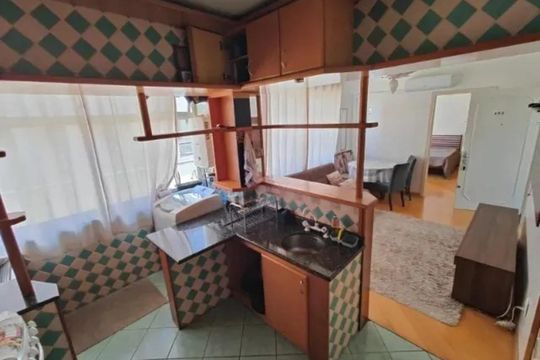 Cozinha de apartamento à venda com 1 quarto, 42m² em Tristeza, Porto Alegre