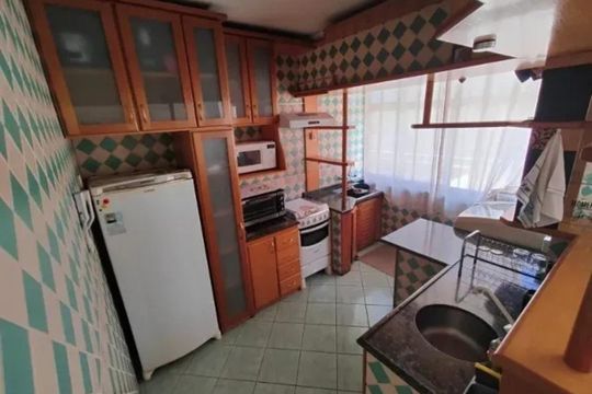 Cozinha de apartamento à venda com 1 quarto, 42m² em Tristeza, Porto Alegre