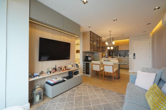 Sala de apartamento à venda com 2 quartos, 60m² em Vila Mariana, São Paulo