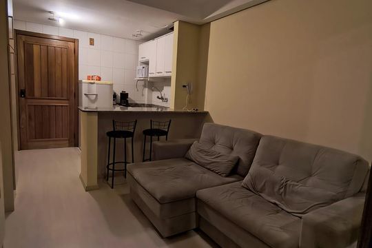 Sala de apartamento para alugar com 1 quarto, 49m² em Centro Histórico, Porto Alegre