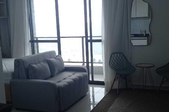 Sala de apartamento para alugar com 1 quarto, 32m² em Itapuã, Salvador