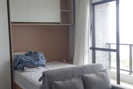 Quarto de apartamento para alugar com 1 quarto, 32m² em Itapuã, Salvador