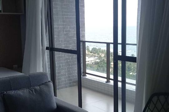 Sala de apartamento para alugar com 1 quarto, 32m² em Itapuã, Salvador