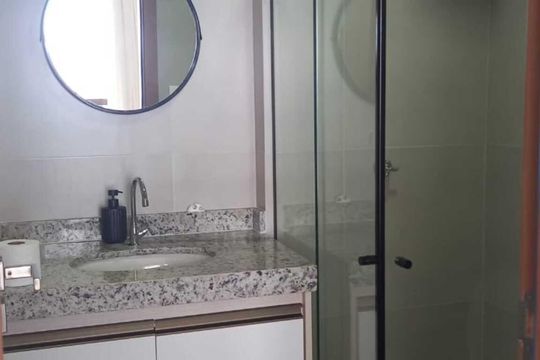 Cozinha de apartamento para alugar com 1 quarto, 32m² em Itapuã, Salvador