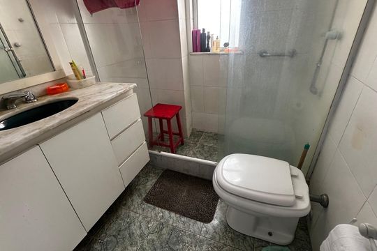 Banheiro do Quarto 2 de apartamento à venda com 3 quartos, 105m² em Barra da Tijuca, Rio de Janeiro