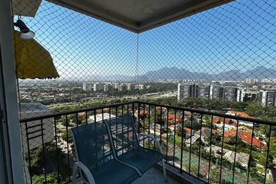 Varanda de apartamento à venda com 3 quartos, 105m² em Barra da Tijuca, Rio de Janeiro