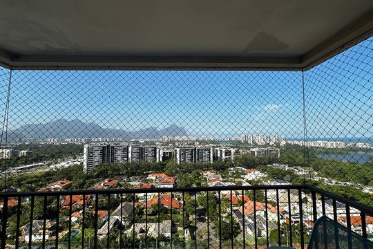 Varanda de apartamento à venda com 3 quartos, 105m² em Barra da Tijuca, Rio de Janeiro